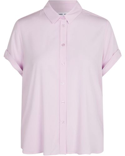 Samsøe & Samsøe & Samsoe T- Majan ss shirt 9942 - Pink