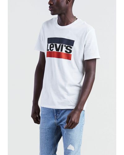 Levi's Levi's® T-Shirt mit großem Logoprint - Weiß