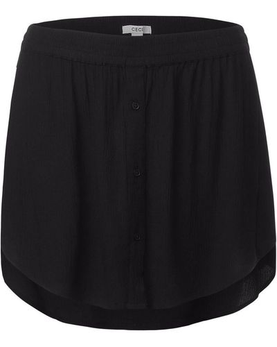 Cecil Sommerrock MH_Layering Blouse Skirt - Schwarz