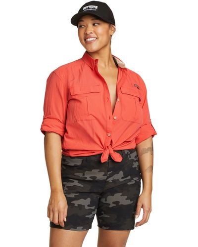 Eddie Bauer Funktionsbluse Guide Bluse - Rot