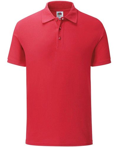 Fruit Of The Loom Poloshirt 65/35 Tailored Fit - Rot