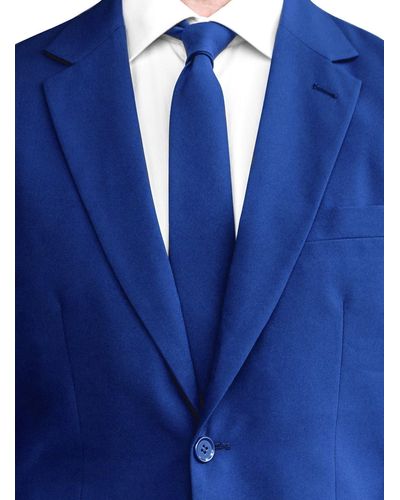 Opposuits Anzug Navy Royale Ausgefallene Anzüge für coole Männer - Blau