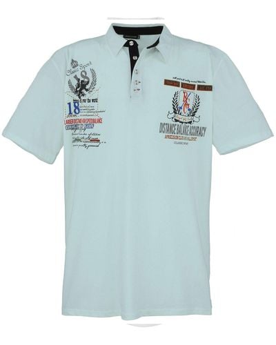 Lavecchia Poloshirt Übergrößen LV-2038 Polo Shirt - Blau