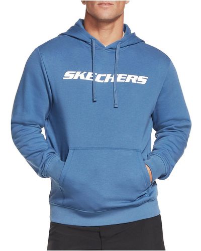 Skechers Apparel Heritage Pullover Hoodie - Blau