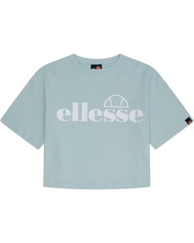 Ellesse D T-SHIRT mit Logodruck - Blau