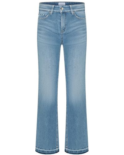 Cambio Regular-fit-Jeans Paris flared - Blau