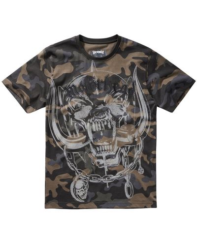 BRANDIT T-Shirt Motörhead Warpig Print - Schwarz