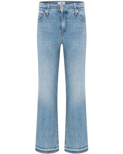 Cambio 5-Pocket- Jeans PARIS EASY KICK verkürzt (1-tlg) - Blau