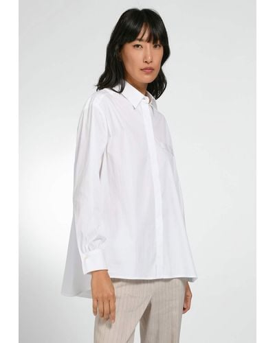 Basler Klassische Bluse Cotton mit modernem Design - Weiß