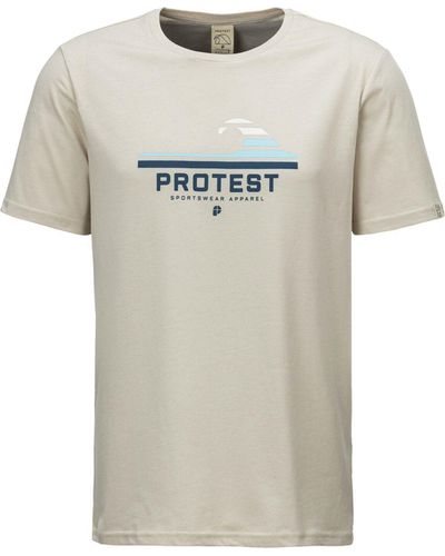 Protest Kurzarmshirt PRTWOLF t-shirt - Grau