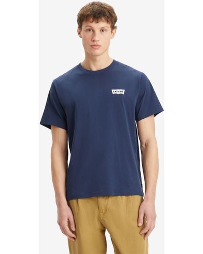 Levi's Levi's® T-Shirt RELAXED FIT TEE mit großem Rückenprint - Blau