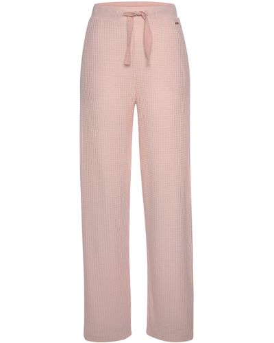 S.oliver Loungehose Loungewear, Loungeanzug - Pink