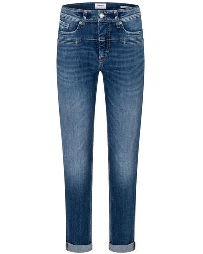 Cambio 5-Pocket-Jeans Pearlie - Blau