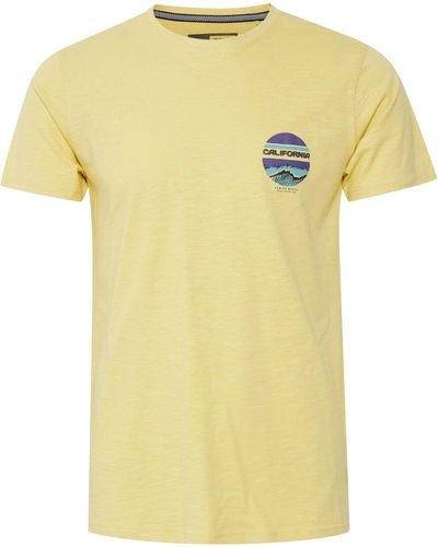 Solid SDEmmo T-Shirt mit Print - Gelb
