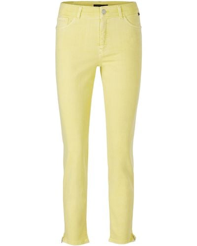 Marc Cain 5-Pocket-Jeans - Gelb