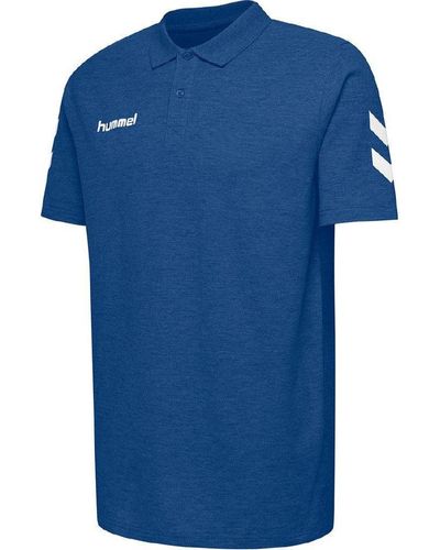 Hummel Poloshirt Go Cotton Polo - Blau