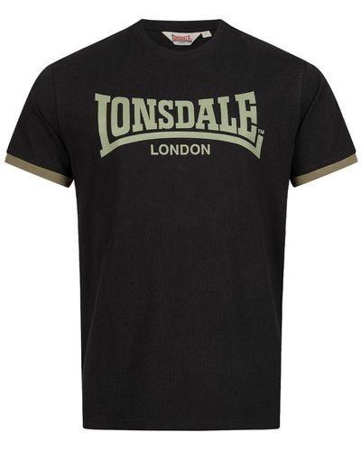 Lonsdale London Sport-T-Shirt Townhead - Schwarz