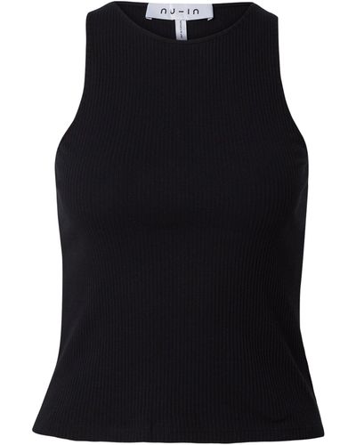 NU-IN Shirttop (1-tlg) Plain/ohne Details - Schwarz
