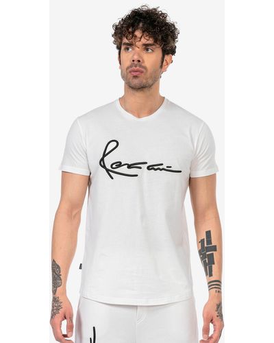 Redbridge T-Shirt Joliet mit stylischem Schriftzug - Weiß