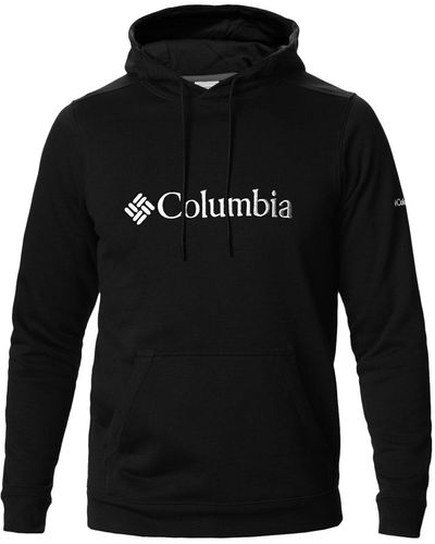 Columbia CSC Basic LogoTM II Hoodie mit großem Markenschriftzug - Schwarz
