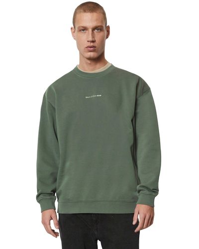 Marc O' Polo Sweatshirt aus reiner Bio-Baumwolle - Grün