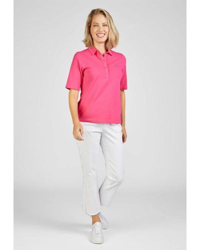 Rabe / Da., Polo / T-Shirt - Pink