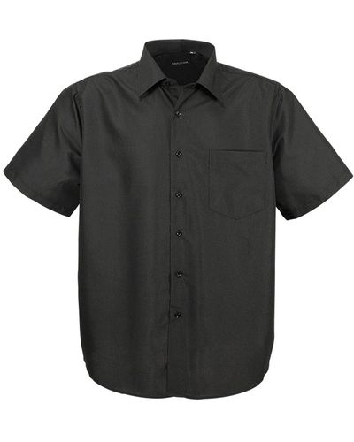 Lavecchia Kurzarmhemd Übergrößen Hemd Hka-14 Basic hemd - Schwarz