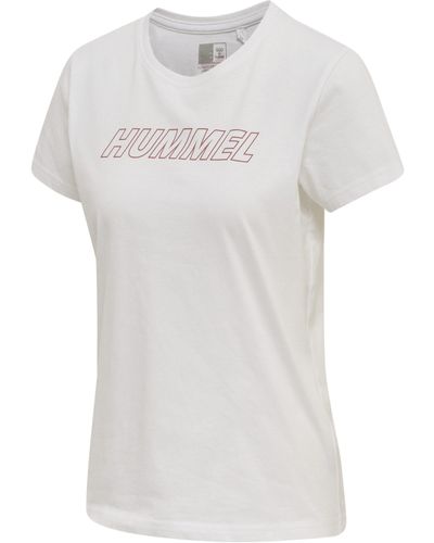 Hummel HmlTE Cali Cotton Womens T-Shirt - Weiß
