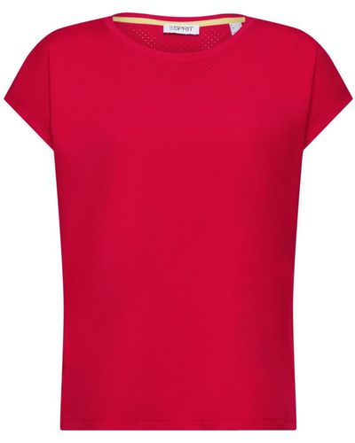 Esprit Sports Kurzärmliges Active T-Shirt (1-tlg) - Rot