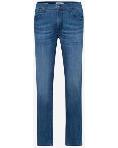 Brax Regular-fit-Jeans STYLE.CHUCKDep, LIGHT BLUE USED - Blau
