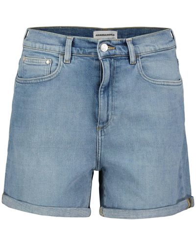 ARMEDANGELS Shorts Jeansshorts SILVAA HEMP (1-tlg) - Blau