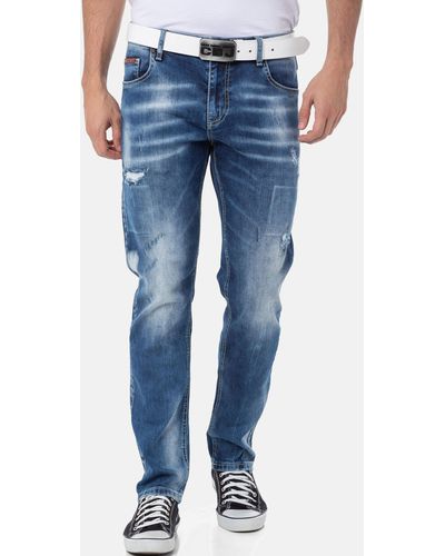 Cipo & Baxx Slim-fit-Jeans - Blau