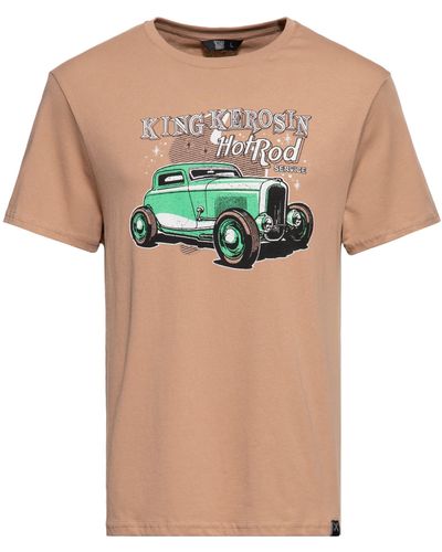 King Kerosin Shirt Hotrod Service (1-tlg) mit Retro-Artwork Print - Mehrfarbig