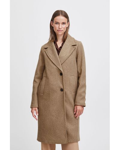 B.Young Wollmantel BYCILIA COAT 3 - Natur