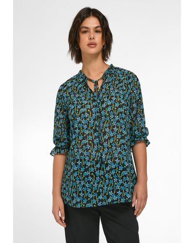 Emilia Lay Klassische Bluse Blouse mit modernem Design - Grün