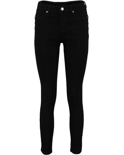 Hailys Fit- Jeans Trendige Mid Waist Skinny 7375 in Schwarz