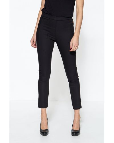 ATT Jeans Stretch-Hose Mila im schlichten Design - Schwarz