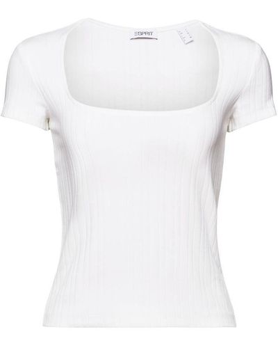 Esprit Shirt T-Shirts - Weiß