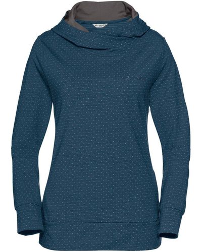 Vaude Sweatshirt Womens Tuenno Pullover - Blau