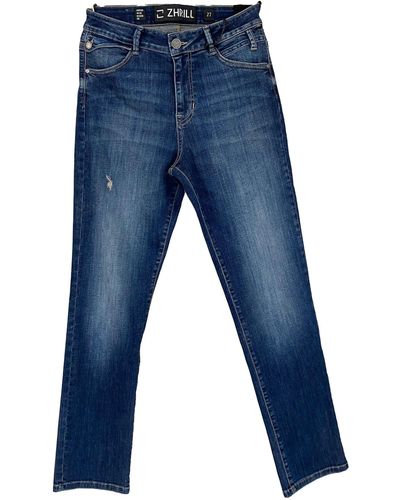 Zhrill Fit- Skinny Jeans TIMEA Blau angenehmer Tragekomfort