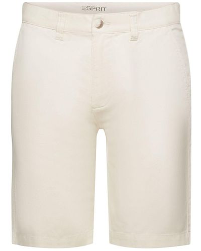 Esprit Shorts woven Regular Fit (1-tlg) - Weiß