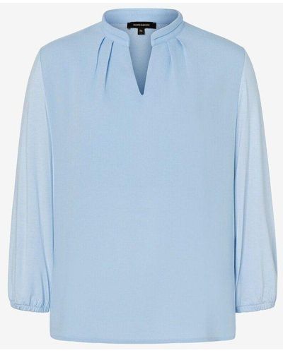 MORE&MORE &MORE Langarmshirt Blouse Shirt, 3/4 Sleeve - Blau