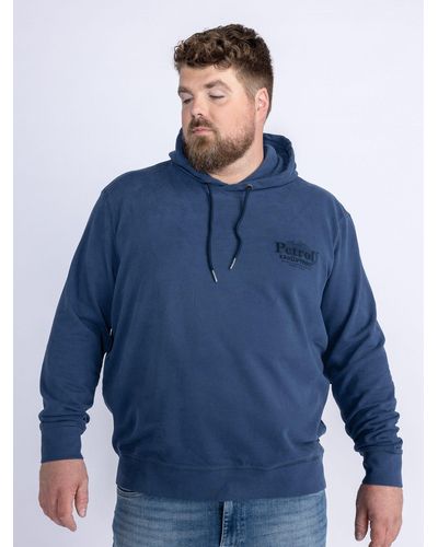 Petrol Industries Kapuzensweatshirt Men Sweater Hooded - Blau