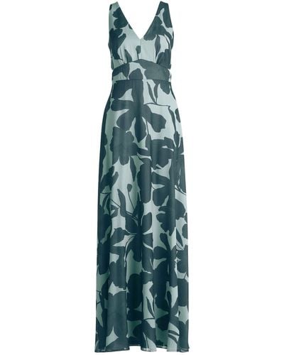 Vera Mont Abendkleid Kleid Lang ohne Arm - Grün