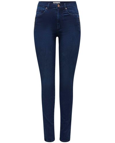 ONLY Skinny-fit-Jeans ROYAL (1-tlg) Weiteres Detail - Blau