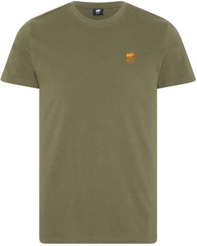 Polo Sylt T-Shirt mit gesticktem Logo-Symbol (, 1-tlg) - Grün