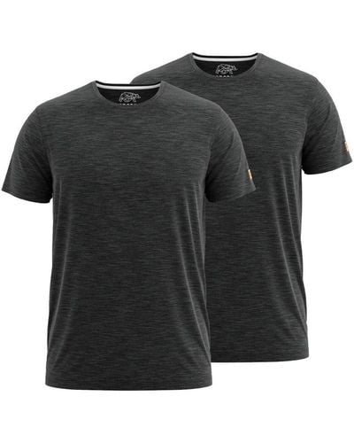 Forsberg T-Shirt 1/2 Doppelpack - Schwarz