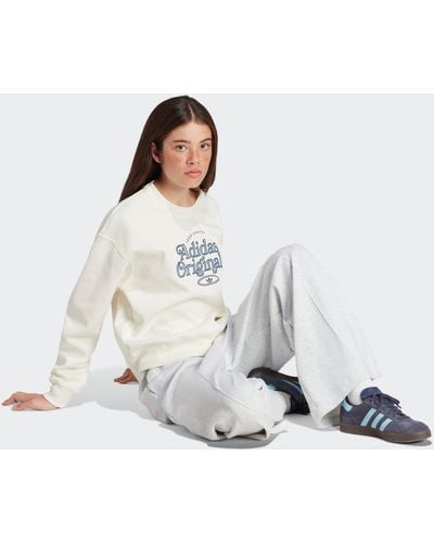 adidas Originals Sweatshirt Retro Sweater - Weiß