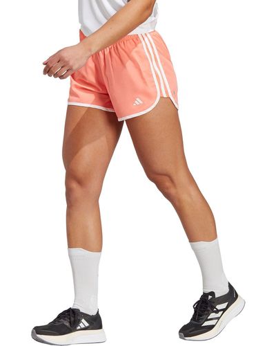 adidas Originals Marathon 20 Running Shorts Women HY5430 Mit diesen Laufshorts bist du perfekt ausgestattet - Rot
