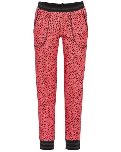 Ringella Pyjamahose Pyjama Hose (1-tlg) Modisches Design - Rot